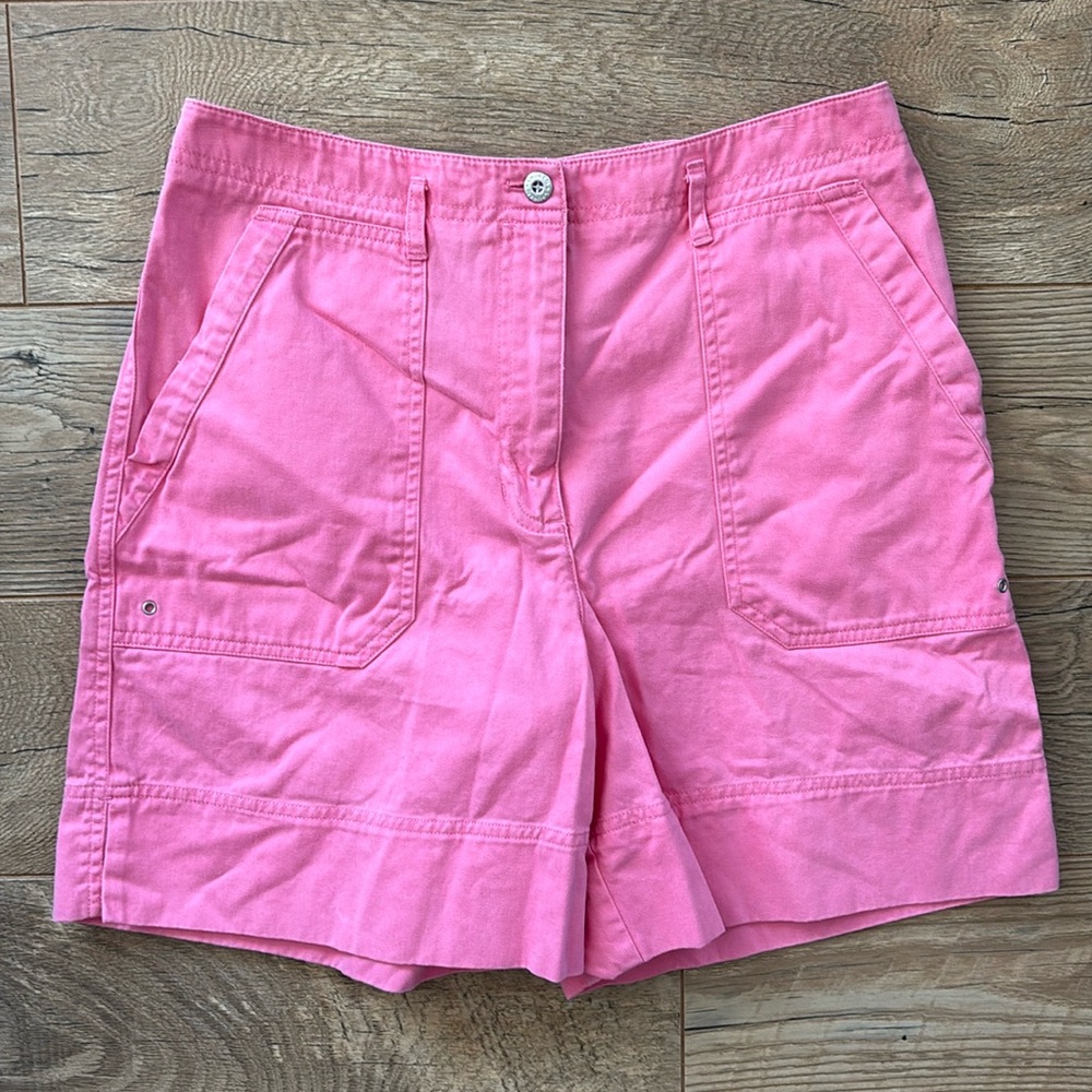 VTG Lauren Ralph Lauren Shorts Womens Size 8 Pink Chino High Waist Flat